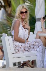 VICTORIA SILVSTEDT on Holiday in St. Barths 12/21/2016