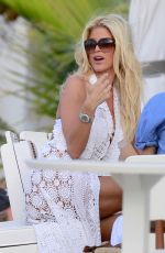 VICTORIA SILVSTEDT on Holiday in St. Barths 12/21/2016