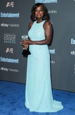 VIOLA DAVIS at 22nd Annual Critics’ Choice Awards in Santa Monica 12/11/2016