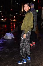 ZAENDAYA Out and About in New York 12/17/2016