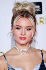 ZARA LARSSON at BBC Music Awards in London 12/12/2016