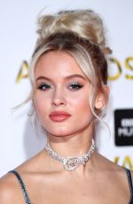 ZARA LARSSON at BBC Music Awards in London 12/12/2016