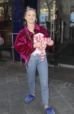 ZARA LARSSON Leaves Global Radio in London 12/14/2016