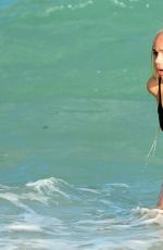 ZOE KRAVITZ in Bikini at a Beach in Miami 12/23/2016