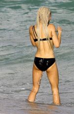 ZOE KRAVITZ in Bikini at a Beach in Miami 12/23/2016