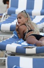 ZOE KRAVITZ in Bikini at a Beach in Miami 12/23/2016