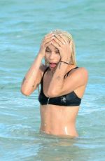 ZOE KRAVITZ in Bikini at a Beach in Miami 12/23/2016