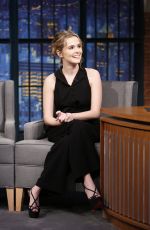 ZOEY DEUTCH on the Set of Late Night with Seth Meyers in New York 12/13/2016