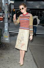 ZOEY DEUTCH Out and About in New York 12/12/2016