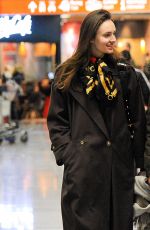 ZUZANNA BIJOCH at Airport in Warsaw 12/22/2016