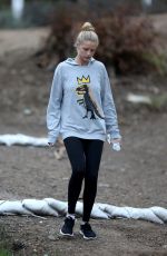 ABBY CHAMPION Out for a Hike with Her Boyfriend in Los Angeles 01/04/2017