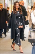 ADRIA ARJONA Leaves NBC Studios in New York 01/04/2017
