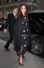 ADRIA ARJONA Leaves NBC Studios in New York 01/04/2017