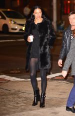 ADRIANA LIMA on the Set of 
