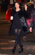 ADRIANA LIMA on the Set of 