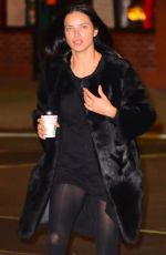 ADRIANA LIMA on the Set of 