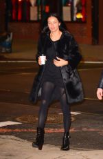 ADRIANA LIMA on the Set of 