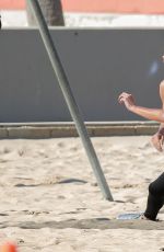 ADRIANA LIMA on the Set of Victoria