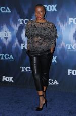 AISHA HINDS at Fox All-star Party at 2017 Winter TCA Tour in Pasadena 01/11/2017
