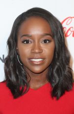 AJA NAOMI KING at Life is Good at Gold Meets Golden Event in Los Angeles 01/07/2017