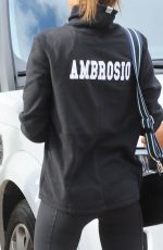 ALESSANDRA AMBROSIO Arrives at a Gym in Brentwood 01/18/2017