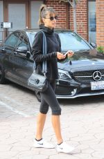 ALESSANDRA AMBROSIO Arrives at a Gym in Brentwood 01/18/2017