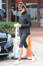 ALESSANDRA AMBROSIO Arrives at a Gym in Brentwood 01/18/2017