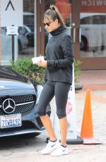 ALESSANDRA AMBROSIO Arrives at a Gym in Brentwood 01/18/2017
