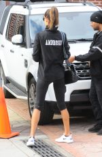 ALESSANDRA AMBROSIO Arrives at a Gym in Brentwood 01/18/2017