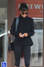 ALESSANDRA AMBROSIO Arrives at a Gym in Brentwood 01/18/2017