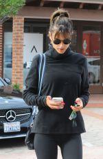ALESSANDRA AMBROSIO Arrives at a Gym in Brentwood 01/18/2017