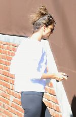 ALESSANDRA AMBROSIO Arrives at a Gym in Los Angeles 01/21/2017
