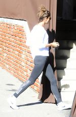 ALESSANDRA AMBROSIO Arrives at a Gym in Los Angeles 01/21/2017