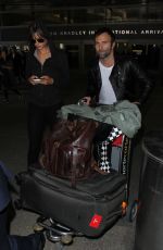 ALESSANDRA AMBROSIO at LAX Airport in Los Angeles 01/26/2017