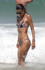 ALESSANDRA AMBROSIO in Bikini at a Beach in Florianopolis 01/02/2017