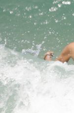 ALESSANDRA AMBROSIO in Bikini at a Beach in Florianopolis 01/02/2017