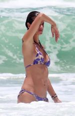 ALESSANDRA AMBROSIO in Bikini on the Beach in Florianopolis 01/12/2017
