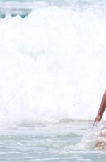 ALESSANDRA AMBROSIO in Bikini on the Beach in Florianopolis 01/12/2017