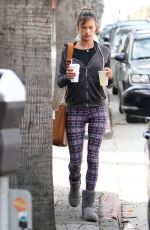 ALESSANDRA AMBROSIO in Tights Out in Los Angeles 01/16/2017