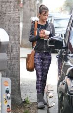 ALESSANDRA AMBROSIO in Tights Out in Los Angeles 01/16/2017