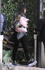 ALESSANDRA AMBROSIO Leaves Her Home in Los Angeles 01/21/2017