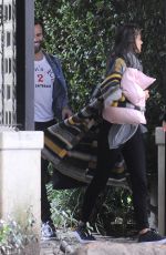 ALESSANDRA AMBROSIO Leaves Her Home in Los Angeles 01/21/2017