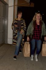 ALESSANDRA AMBROSIO Night Out in Los Angeles 01/28/2017