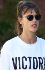 ALESSANDRA AMBROSIO Out in Los Angeles 01/27/2017