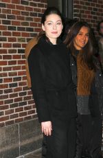 ALEXA DAVALOS Arrives at Late Show with Stephen Colbert in New York 01/05/2017