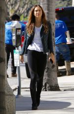 ALEXIS REN Out and About in Brentwood 01/25/2017