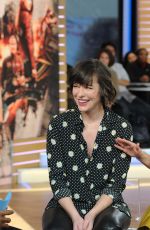 ALI LARTER and MILLA JOVOVICH at Good Morning America in New York 01/26/2017