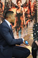 ALI LARTER and MILLA JOVOVICH at Good Morning America in New York 01/26/2017