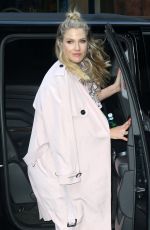ALI LARTER at Arrives at AOL Studios in New York 01/26/2017