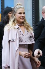 ALI LARTER at Arrives at AOL Studios in New York 01/26/2017